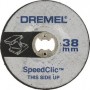 Dremel SC541 diskas metalo šlifavimui 38 x 3,2 mm 2 vnt.