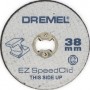 Dremel SC456B diskas metalo šlifavimui 38 x 3,2 mm 12 vnt.